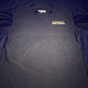 Army workout slim t shirt
